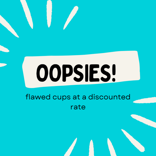 Oopsie - flawed discounted cups